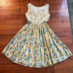 60s Vintage Floral Dress